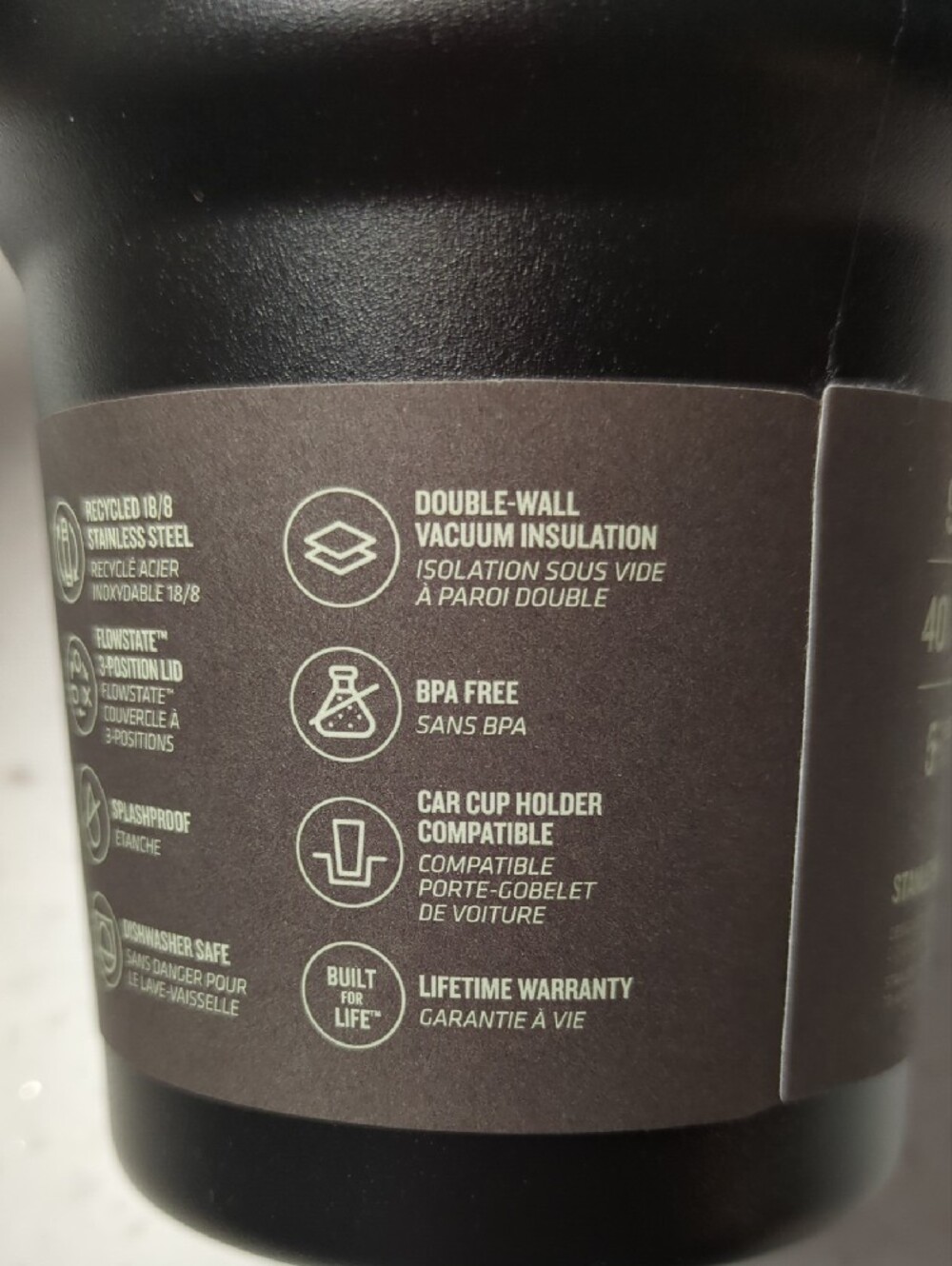Limited Stanley Black Chroma 30 Oz Travel Tumbler with Iridescent Purple-Blue - Picture 7 of 12